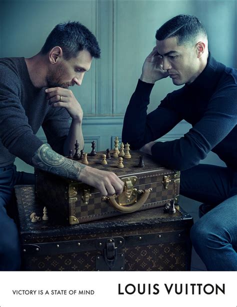 Ronaldo and Messi play chess